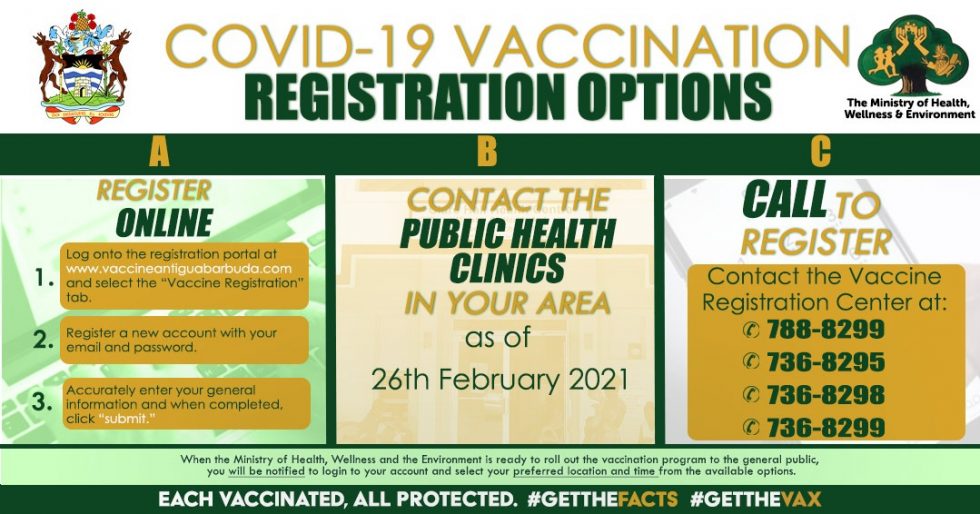 Vaccine registration system overwhelmed within a day of going live - Antigua Observer Newspaper