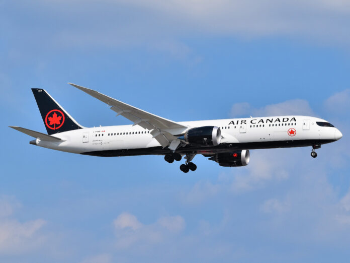 front 3 air canada