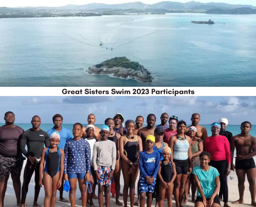 participants of the 2023 great sisters swim 1