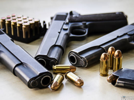 Gun stock image