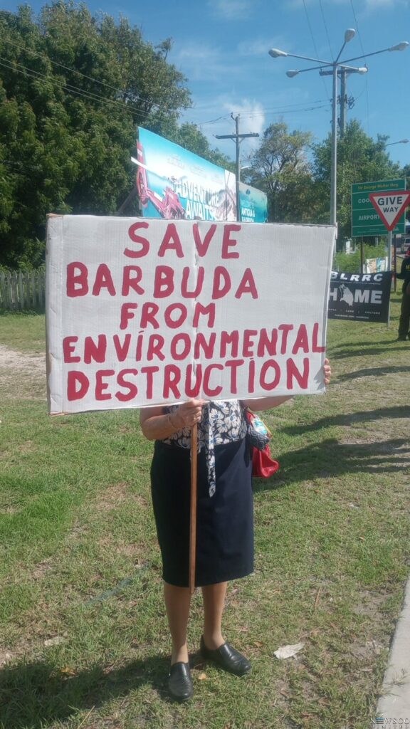 front barbuda protest 8